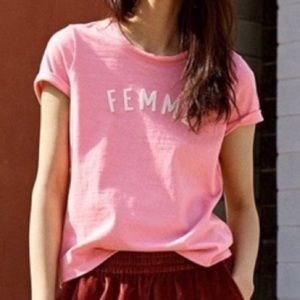 Madewell Pink Femme Short Sleeve T-Shirt